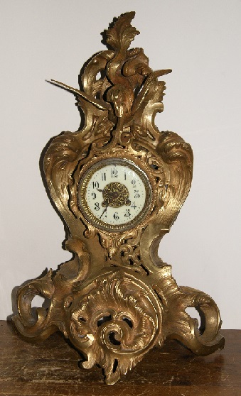 Barok bronzen pendule