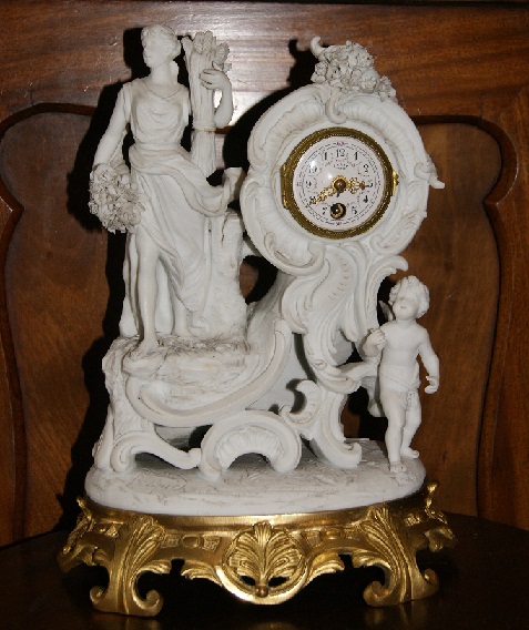 Franse pendule Biscuit